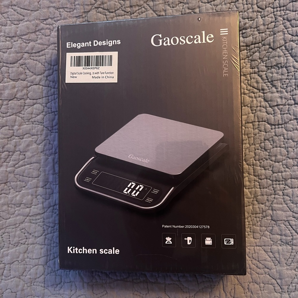 Digital Kitchen Scale - Black